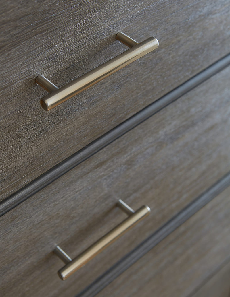 Nevis Five Drawer Chest in Sharkskin (2024)