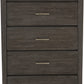 Nevis Five Drawer Chest in Sharkskin (2024)