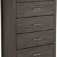 Nevis Five Drawer Chest in Sharkskin (2024)