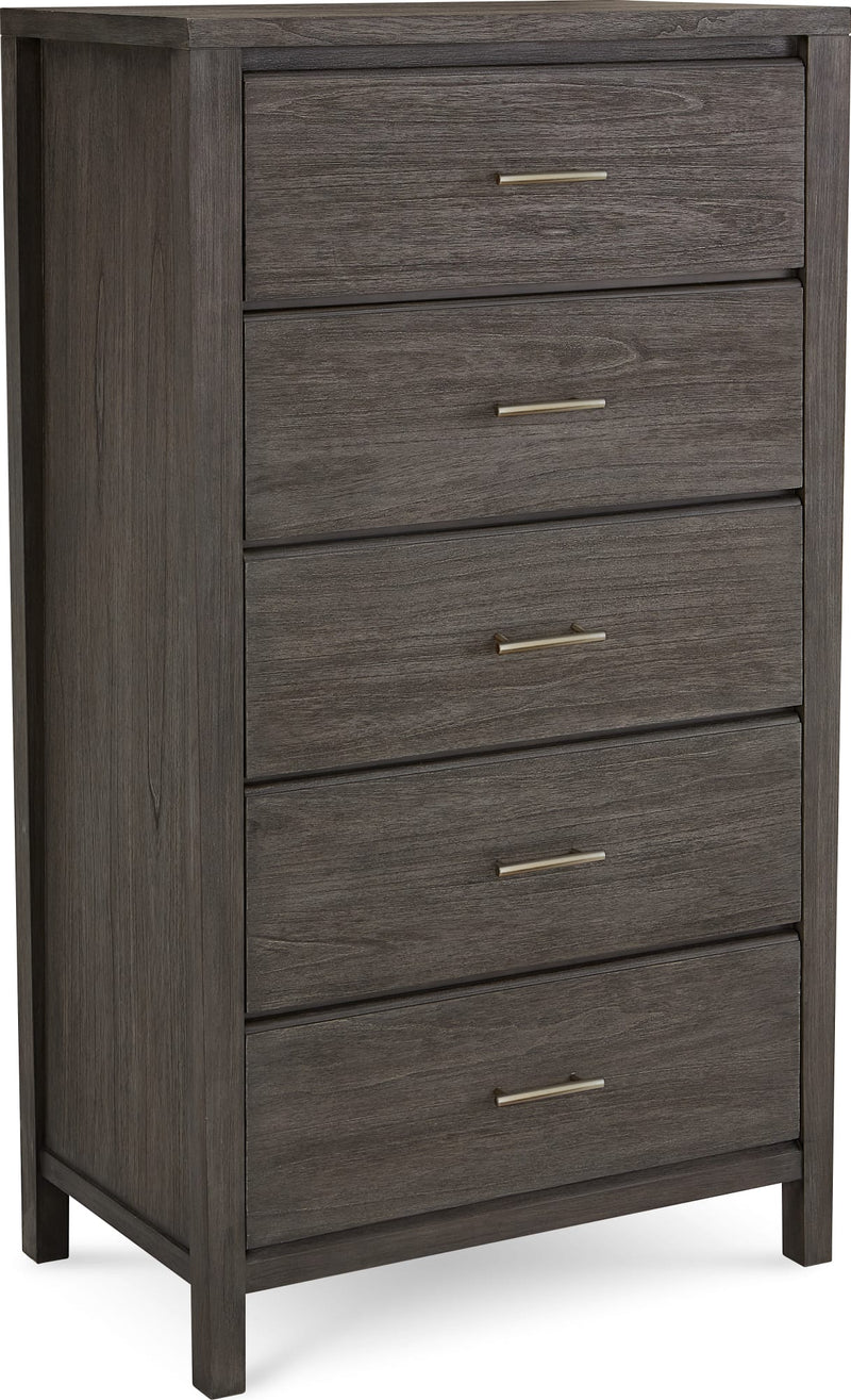 Nevis Five Drawer Chest in Sharkskin (2024)