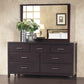Nevis Landscape Mirror In Espresso