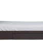 Nevis Full-size Low Profile Storage Bed in Espresso