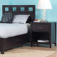 Nevis One Drawer Nightstand in Espresso