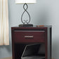 Nevis One Drawer Nightstand in Espresso