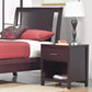 Nevis One Drawer Nightstand in Espresso