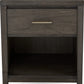 Nevis One Drawer Nightstand in Sharkskin