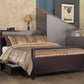 Nevis Queen-size Platform Storage Bed in Espresso