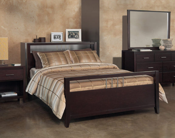 Nevis Twin-size Platform Storage Bed in Espresso
