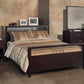 Nevis Queen-size Platform Storage Bed in Espresso