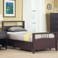Nevis Twin-size Platform Storage Bed in Espresso