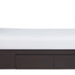 Nevis California King-size Platform Storage Bed in Espresso