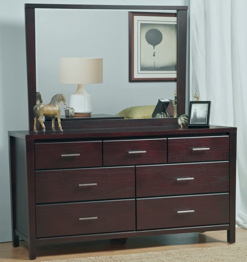 Nevis Seven Drawer Dresser in Espresso (2024)