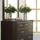 Nevis Seven Drawer Dresser in Espresso (2024)