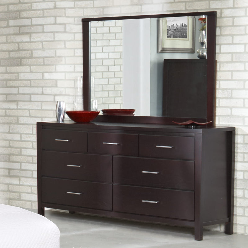 Nevis Seven Drawer Dresser in Espresso (2024)