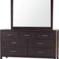 Nevis Seven Drawer Dresser in Espresso (2024)