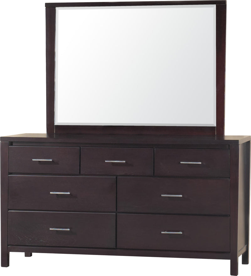 Nevis Seven Drawer Dresser in Espresso (2024)