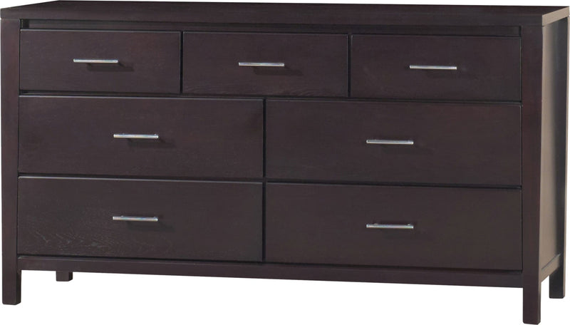 Nevis Seven Drawer Dresser in Espresso (2024)