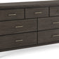 Nevis Seven Drawer Dresser in Sharkskin (2024)