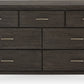 Nevis Seven Drawer Dresser in Sharkskin (2024)