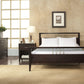 Nevis Twin Size Platform Bed in Espresso