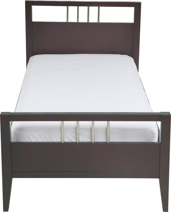 Nevis Full Size Platform Bed in Espresso