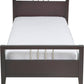 Nevis California King Size Platform Bed in Espresso