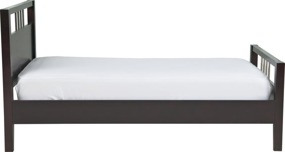 Nevis Full Size Platform Bed in Espresso