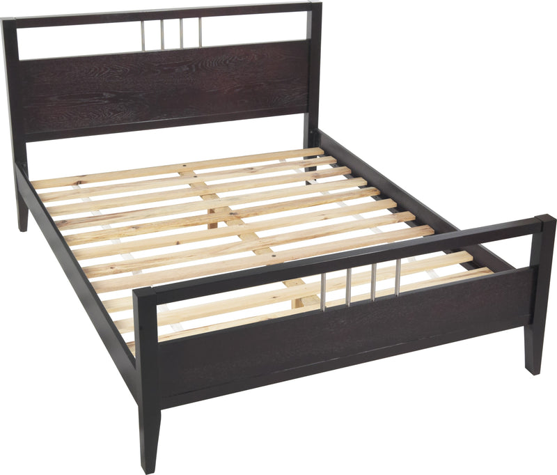 Nevis Full Size Platform Bed in Espresso