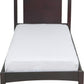 Nevis California King Size Low Profile Sleigh Bed in Espresso