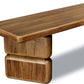 Nia Acacia Wood Dining Bench in Lioness