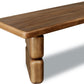 Nia Acacia Wood Dining Bench in Lioness