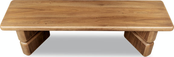 Nia Acacia Wood Dining Bench in Lioness