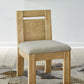 Nia Chenille Upholstered Dining Chair in Lioness and Hyena