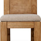 Nia Chenille Upholstered Dining Chair in Lioness and Hyena
