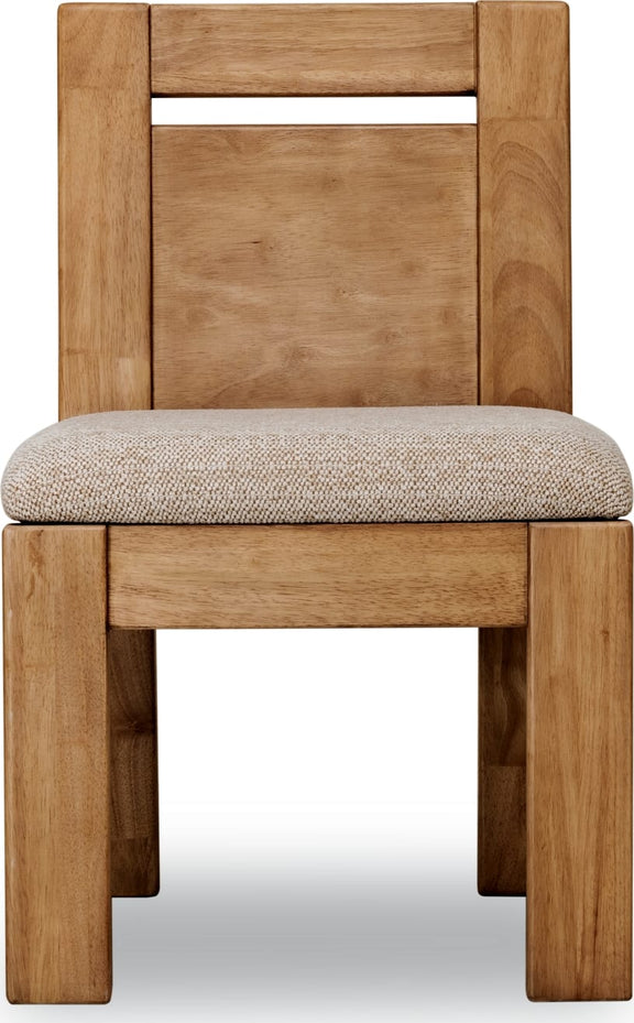 Nia Chenille Upholstered Dining Chair in Lioness and Hyena