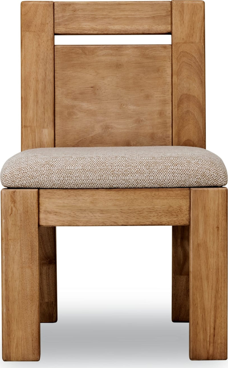 Nia Chenille Upholstered Dining Chair in Lioness and Hyena