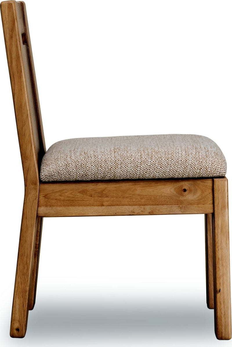 Nia Chenille Upholstered Dining Chair in Lioness and Hyena