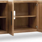 Nia Four Door Acacia Wood Sideboard in Lioness