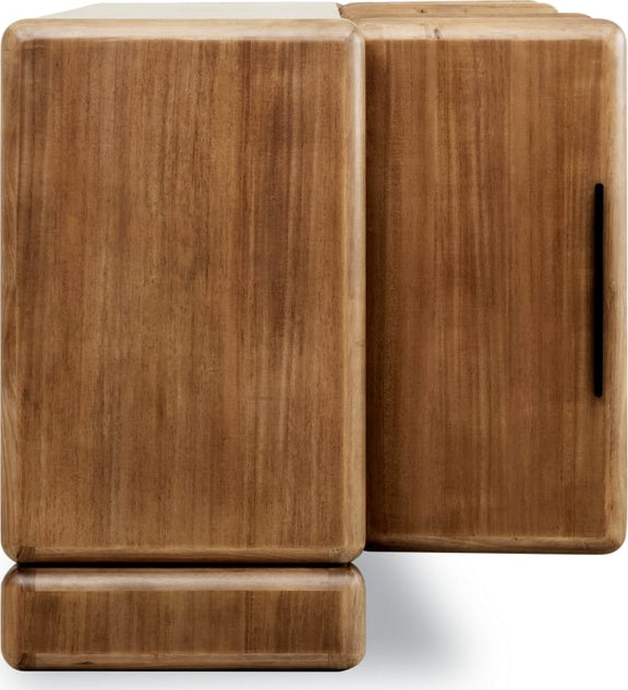Nia Four Door Acacia Wood Sideboard in Lioness