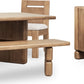 Nia Four Door Acacia Wood Sideboard in Lioness