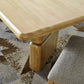 Nia Rectangular Acacia Wood Dining Table in Lioness