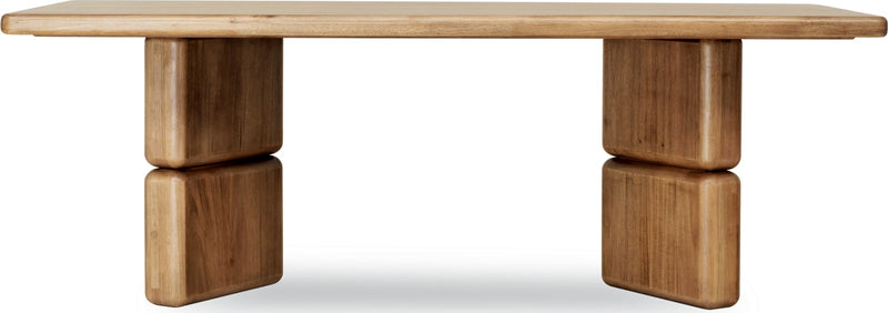 Nia Rectangular Acacia Wood Dining Table in Lioness