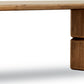 Nia Rectangular Acacia Wood Dining Table in Lioness