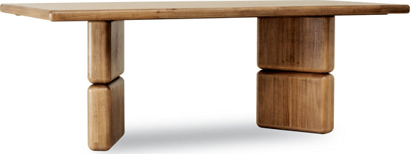 Nia Rectangular Acacia Wood Dining Table in Lioness