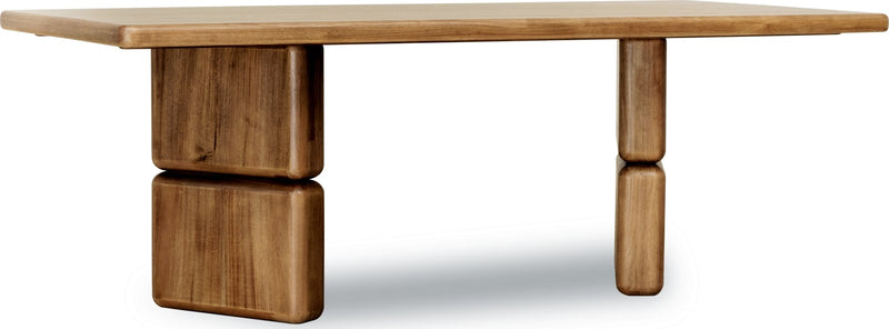 Nia Rectangular Acacia Wood Dining Table in Lioness