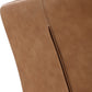 Nicoya Upholstered Dining Chair in Buckskin Synthetic Leather and Black