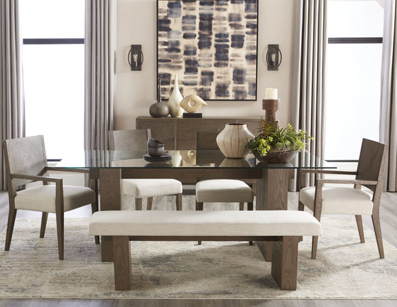 Oakland Three-Drawer Sideboard in Brunette