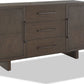 Oakland Three-Drawer Sideboard in Brunette