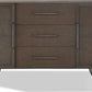 Oakland Three-Drawer Sideboard in Brunette