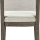 Oakland Upholstered Side Chair in Brunette